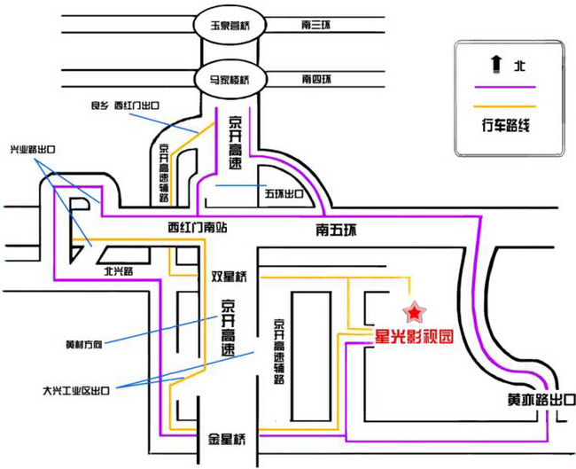 新丝路模特学校暑期模特培训班地图-行车路线